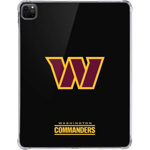 NFL Washington Commanders Black Background iPad Pro 11in (2024) Clear Case